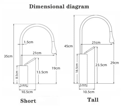 Chrome Teardrop Tall Basin Mixer #201797 - Image 6