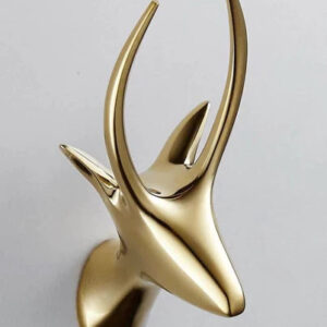 Gold Deer Robe Hook #201852