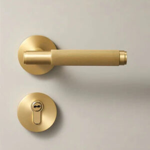 Brushed Gold Door Handle #202344