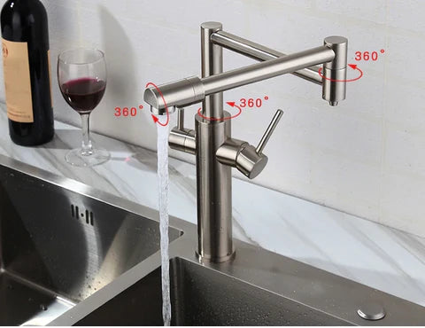 Nickel Kitchen Mixer With Water Purified Tap #202357 - Image 3