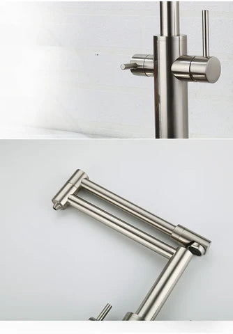 Nickel Kitchen Mixer With Water Purified Tap #202357 - Image 4