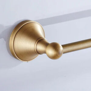 Antique Brass Single Towel Rail #20184