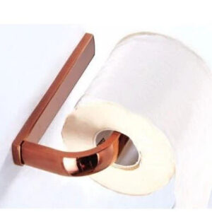 Rose Gold Modern Toilet Roll Holder #201911