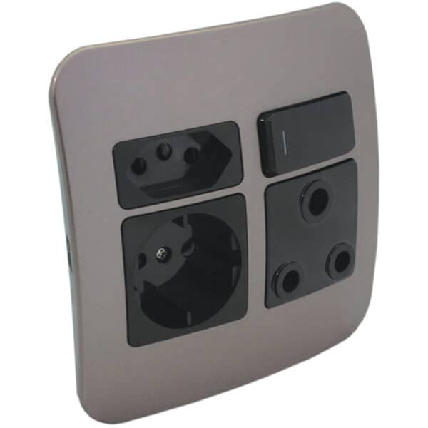 Round 2 Pin Plug Wall Socket - Image 2