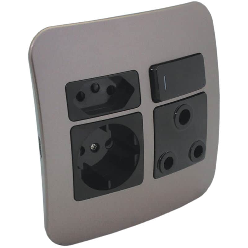 Round 2 Pin Plug Wall Socket - Image 2