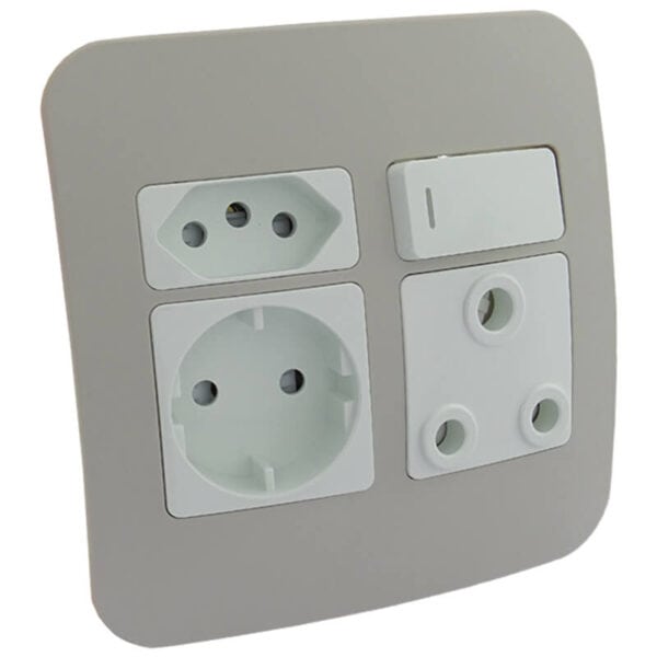 Round 2 Pin Plug Wall Socket - Image 4