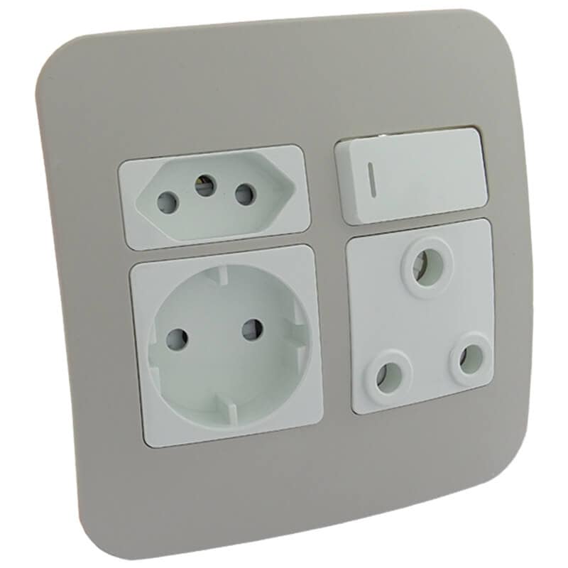 Round 2 Pin Plug Wall Socket - Image 4