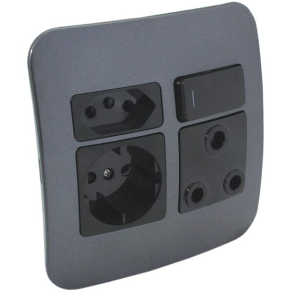 Round 2 Pin Plug Wall Socket - Image 3