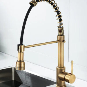Brass Kitchen Spring Mixer #202352