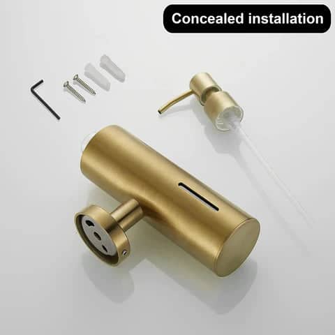 Brushed Gold Soap Dispenser #202433 - Image 3