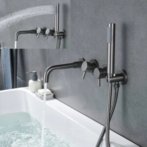 Gunmetal Grey Bath Mixer #202420