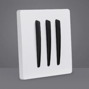 Sela White with Black lever - 3 lever