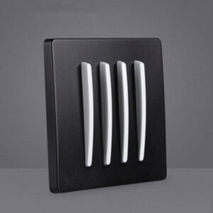 Sela Black with White lever -  4 lever
