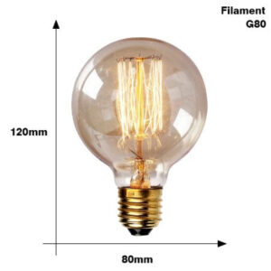 40W Edison Vintage Incandescent Light Bulb 220-240V