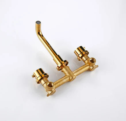 Gold Modern Wall Mount Mixer #20112 - Image 2
