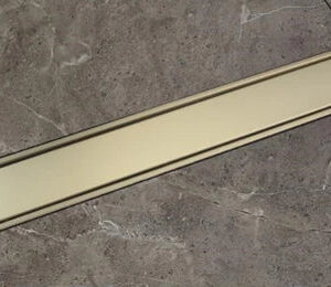 Brushed Gold Shower Trap 60cm #20117