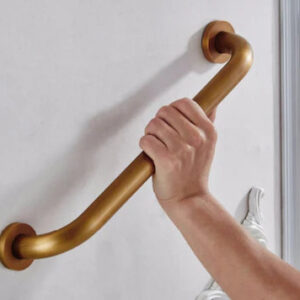 Antique Brass Plain Grab Rail #20130