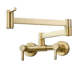 Brushed Gold Pot Filler/Kitchen Mixer #20258