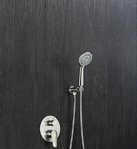 Brushed Nickel Shower with Bath Spout #20233