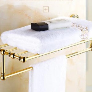 Shiny Gold Towel Rack #20237
