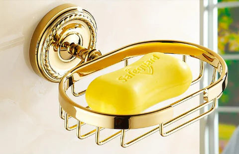 Shiny Gold Soap Holder #20241 - Image 2