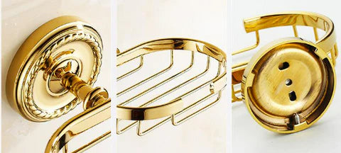 Shiny Gold Soap Holder #20241 - Image 3