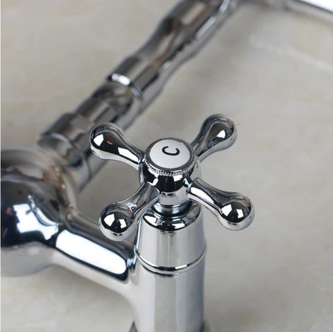 Chrome Antique Basin Mixer #201742 - Image 2