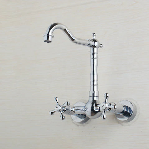 Chrome Antique Basin Mixer #201742 - Image 4