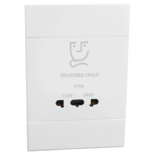 Veti 2- Shaver Socket White