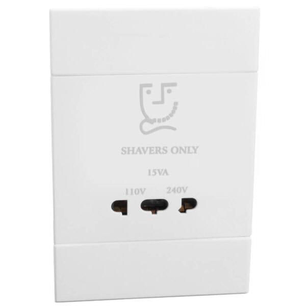 Veti 2- Shaver Socket White