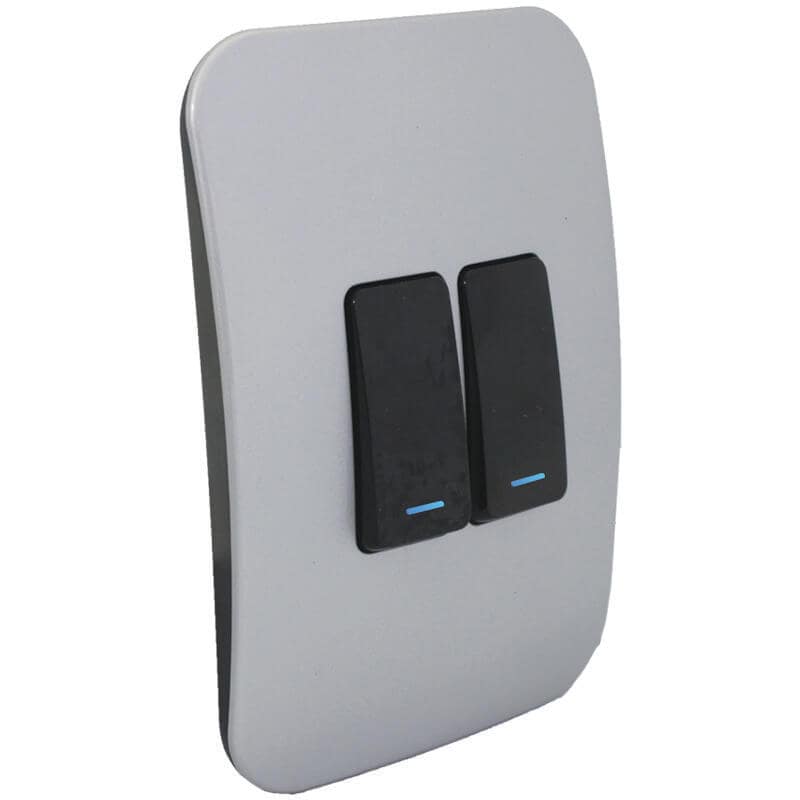 Two Lever One-Way Black Switch with Locator - Image 3