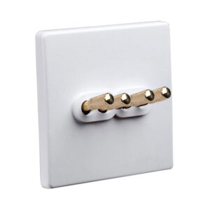 Tex White With Brass Toggle, 4 Levers