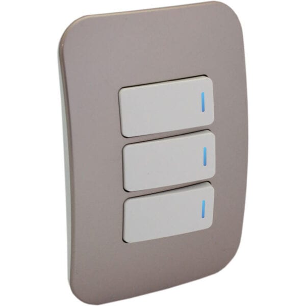 Three Lever One-Way Switch with Locator