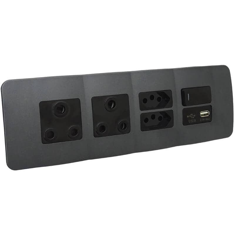 USB Omni Cluster Wall Socket