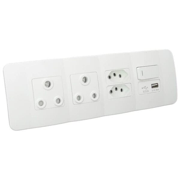 USB Omni Cluster Wall Socket