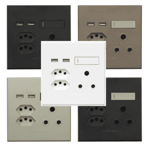 Veti 3 - Double USB, Double V-Slim, Single RSA Sockets