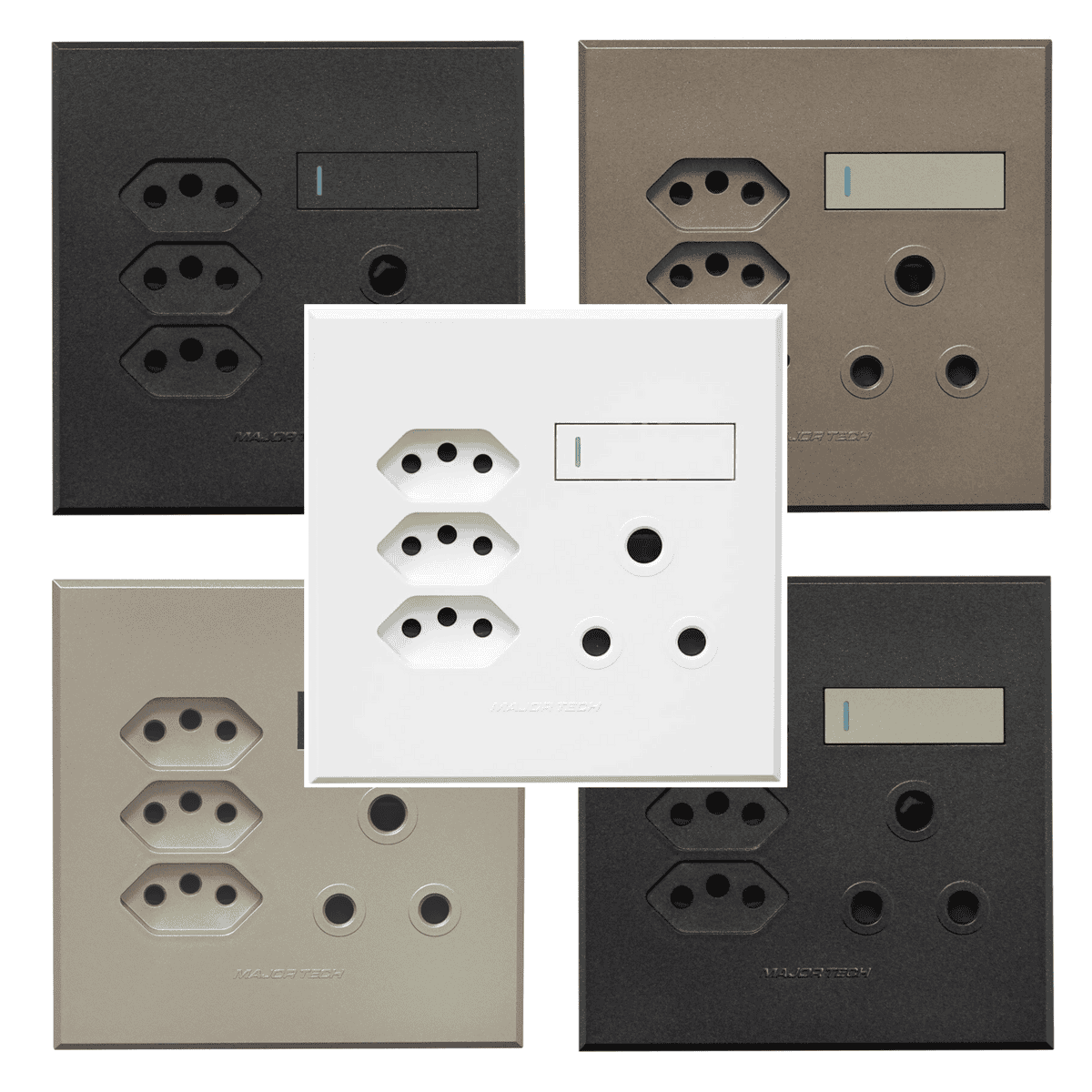 Veti 3 - Single RSA, Triple V-Slim Sockets