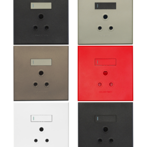 VETI 3 - Single RSA Socket - 100x100mm