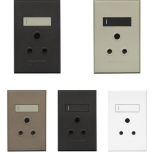 Veti 3 - Single RSA Sockets - 126x80mm