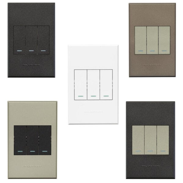 Veti 3 - 3 Lever - 1 Way/2 Way/Dimmer