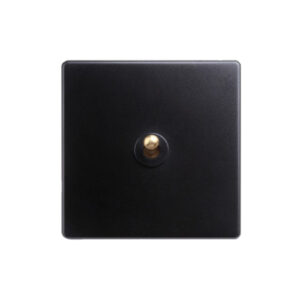 Classic - Black with Brass Toggle, 1 Lever
