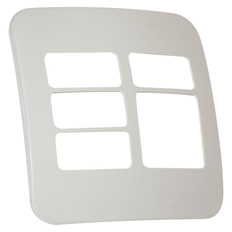 Five Module Cover Plate (4 Single, 1 Double) - Image 3