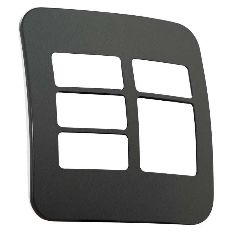 Five Module Cover Plate (4 Single, 1 Double) - Image 6