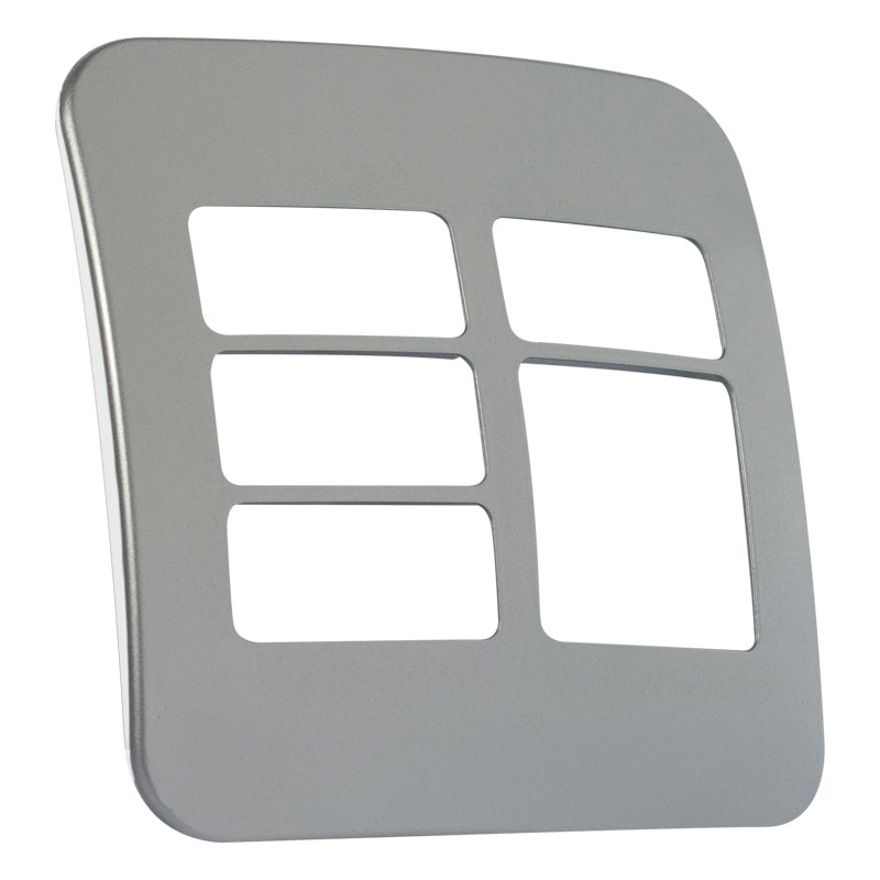 Five Module Cover Plate (4 Single, 1 Double) - Image 5