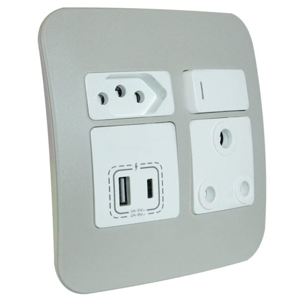 Veti 1 - USB A & C Port Wall Socket - Image 4