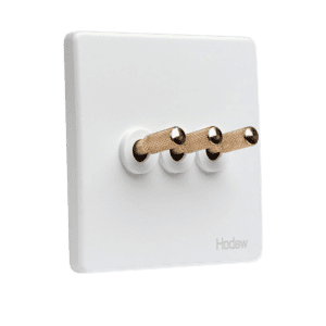 Tex White With Brass Toggle, 3 Levers