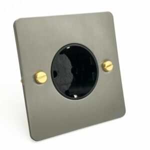 Detailed - Silver and Brass - EU Socket