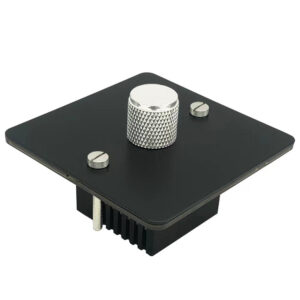Detailed - Black with Silver - Dimmer - 1 Way
