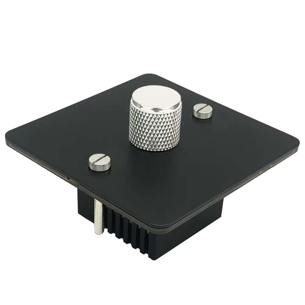Detailed - Black with Silver - Dimmer - 1 Way