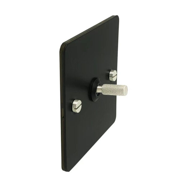Detailed - Black with Silver Toggle - 1 lever - Image 2